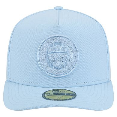 Men's New Era Light Blue Philadelphia Union Color Pack A-Frame 59FIFTY Fitted Hat