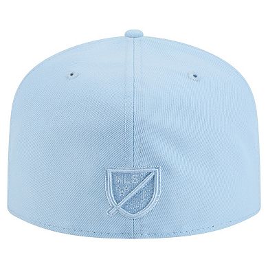 Men's New Era Light Blue Philadelphia Union Color Pack A-Frame 59FIFTY Fitted Hat