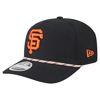 Men's New Era Black San Francisco Giants Multi-Rope 9SEVENTY Stretch-Snap Hat