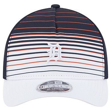 Men's New Era Navy Detroit Tigers Gradient 9FORTY M-Crown Adjustable Hat