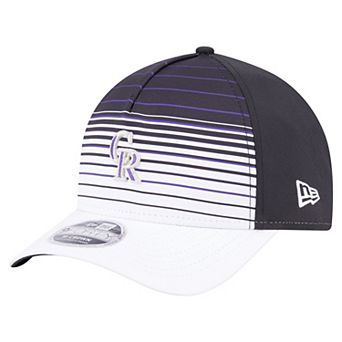 Men's New Era Black Colorado Rockies Gradient 9FORTY M-Crown Adjustable Hat