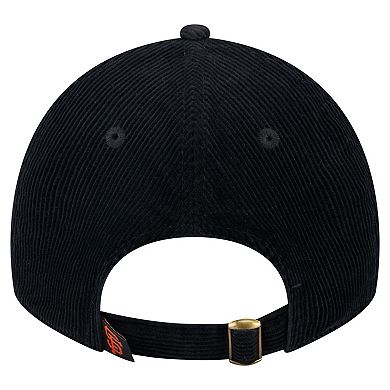 Women's New Era Black San Francisco Giants Corduroy 9TWENTY Adjustable Hat