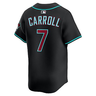 Men's Nike Corbin Carroll Black Arizona Diamondbacks Alternate Limited Player Jersey