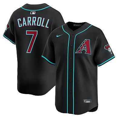 Men's Nike Corbin Carroll Black Arizona Diamondbacks Alternate Limited Player Jersey