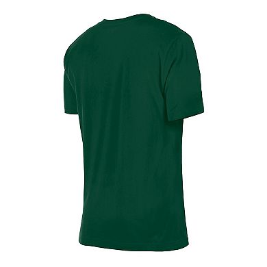 Women's New Era Hunter Green Milwaukee Bucks Glam Game Flower T-Shirt