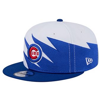 Men's New Era Royal/White Chicago Cubs Jagged 9FIFTY Snapback Hat
