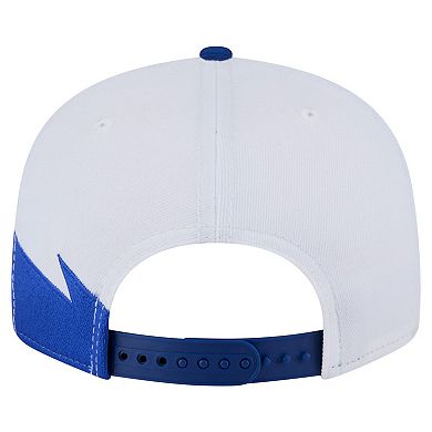 Men's New Era Royal/White Chicago Cubs Jagged 9FIFTY Snapback Hat