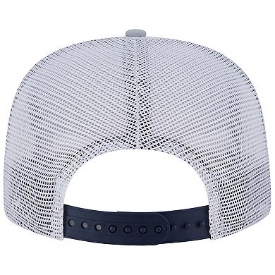 Men's New Era Gray/Navy Dallas Cowboys Throwback Dye Golfer Snapback Hat