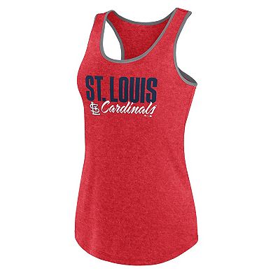 Women's Profile Red St. Louis Cardinals Plus Size Racerback Tank Top