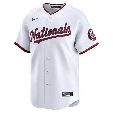 Men's Nike Keibert Ruiz White Washington Nationals Home Limited Player Jersey