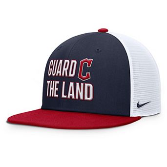 Men's Nike Navy Cleveland Guardians Pro Trucker Snapback Hat