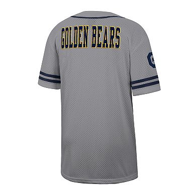 Men's Colosseum Gray Cal Bears Free Spirited Baseball Jersey