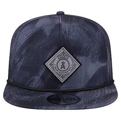 Men's New Era Navy Los Angeles Angels Printed Golfer Snapback Hat