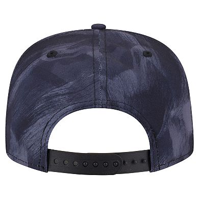 Men's New Era Navy Los Angeles Angels Printed Golfer Snapback Hat