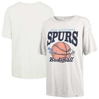 Women's '47 White San Antonio Spurs City Edition Down Court Sadie T-Shirt