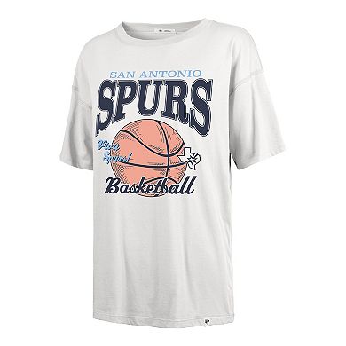 Women's�'47 White San Antonio Spurs City Edition Down Court Sadie T-Shirt