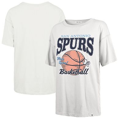 Women's�'47 White San Antonio Spurs City Edition Down Court Sadie T-Shirt