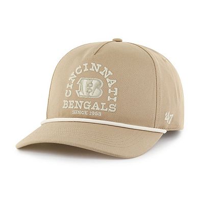 Men's '47 Khaki Cincinnati Bengals Canyon Ranchero Hitch Adjustable Hat