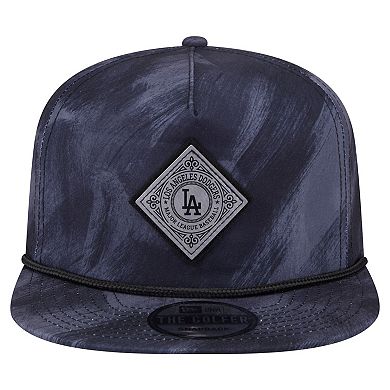 Men's New Era Navy Los Angeles Dodgers Printed Golfer Snapback Hat