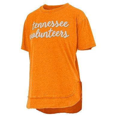 Women's Pressbox Orange Tennessee Volunteers Poncho T-Shirt
