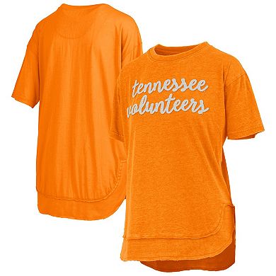 Women's Pressbox Orange Tennessee Volunteers Poncho T-Shirt