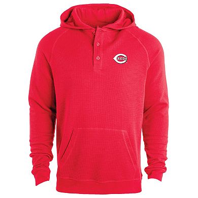 Men's Dunbrooke Red Cincinnati Reds Montana Lightweight Raglan Pullover Hoodie