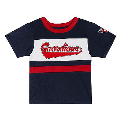 Toddler Navy Cleveland Guardians Bonus Ball T-Shirt & Shorts Set