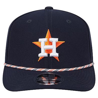 Men's New Era Navy Houston Astros Multi-Rope 9SEVENTY Stretch-Snap Hat