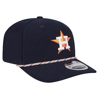 Men's New Era Navy Houston Astros Multi-Rope 9SEVENTY Stretch-Snap Hat
