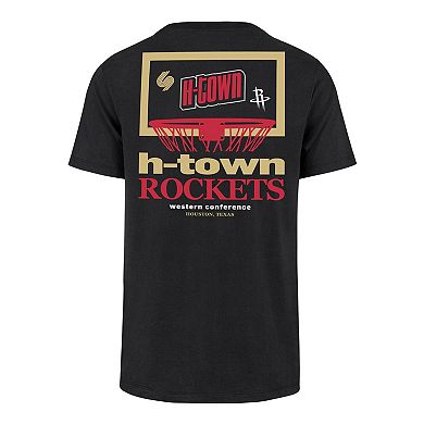 Men's�'47 Black Houston Rockets City Edition Backboard T-Shirt