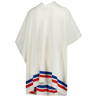 Barefoot Dreams Cream Chicago Cubs CozyChic 3-in-1 Poncho
