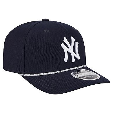 Men's New Era Navy New York Yankees Multi-Rope 9SEVENTY Stretch-Snap Hat
