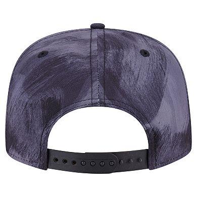 Men's New Era Navy Milwaukee Brewers Printed Golfer Snapback Hat