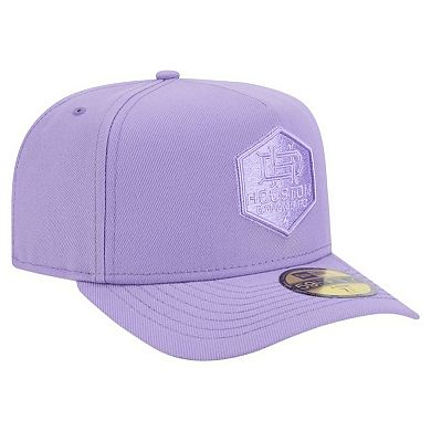 Men's New Era Purple Houston Dynamo FC Color Pack A-Frame 59FIFTY Fitted Hat
