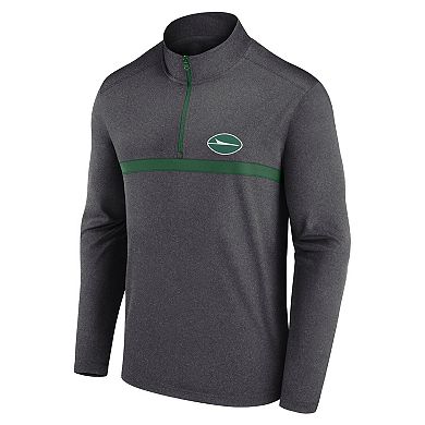 Men's Fanatics Green New York Jets Head-to-Head Quarter-Zip Top