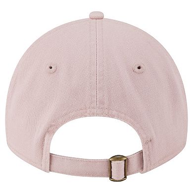 Women's New Era Pink Miami Heat Gameday Preppy 9TWENTY Adjustable Hat