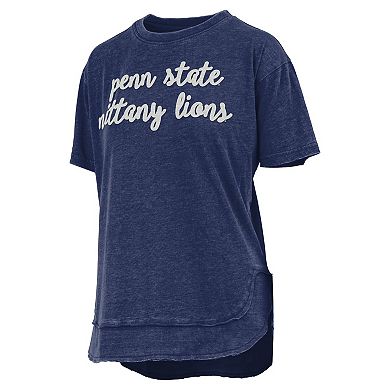 Women's Pressbox Navy Penn State Nittany Lions Poncho T-Shirt