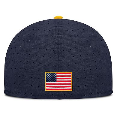 Men's Nike Navy Michigan Wolverines Dugout True Dri-FIT Fitted Hat