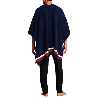 Barefoot Dreams Navy Atlanta Braves CozyChic 3-in-1 Poncho