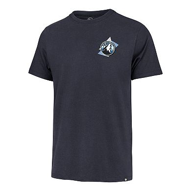 Men's�'47 Navy Minnesota Timberwolves City Edition Backboard T-Shirt