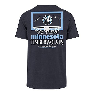 Men's�'47 Navy Minnesota Timberwolves City Edition Backboard T-Shirt