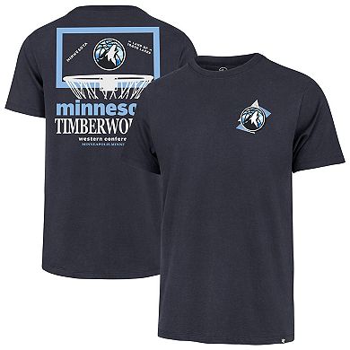 Men's�'47 Navy Minnesota Timberwolves City Edition Backboard T-Shirt