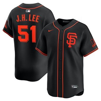 Men's Nike Jung Hoo Lee Black San Francisco Giants Alternate Limited Player Jersey