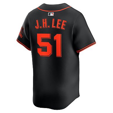 Men's Nike Jung Hoo Lee Black San Francisco Giants Alternate Limited Player Jersey