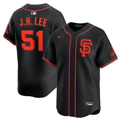 Men's Nike Jung Hoo Lee Black San Francisco Giants Alternate Limited Player Jersey