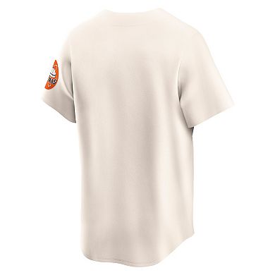 Men's Nike Cream Houston Astros Throwback Cooperstown Collection Limited Jersey