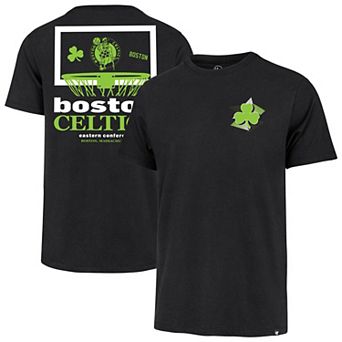 Men's '47 Black Boston Celtics City Edition Backboard T-Shirt