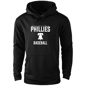 Men's Dunbrooke Black Philadelphia Phillies Champion Pullover Hoodie