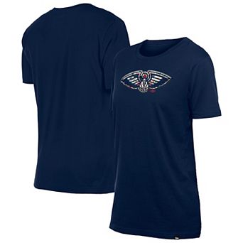 Women's New Era Navy New Orleans Pelicans Glam Game Flower T-Shirt