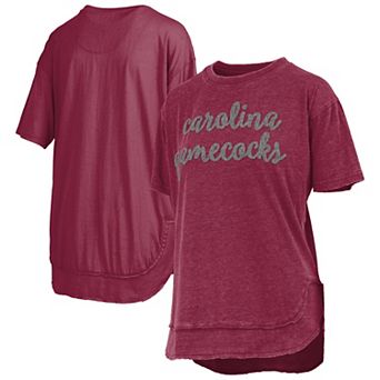 Women's��Pressbox Garnet South Carolina Gamecocks Poncho T-Shirt